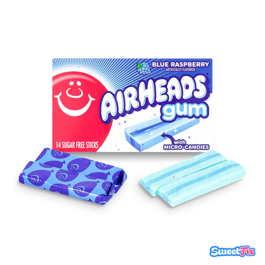 Airheads Gum Blue Raspberry Flavor (35g)