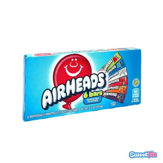 Airheads Theatre Box (6 Bars Assorted Flavors, 93.6g)
