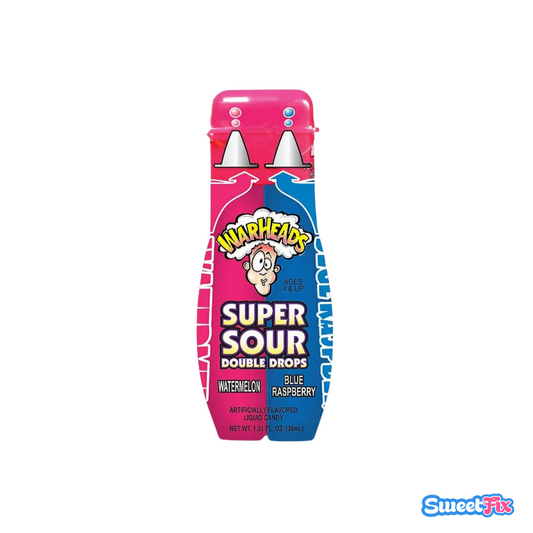 Warheads Super Sour Double Drops Watermelon and Blue Raspberry (30ml)